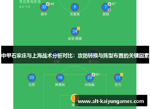中甲石家庄与上海战术分析对比：攻防转换与阵型布置的关键因素